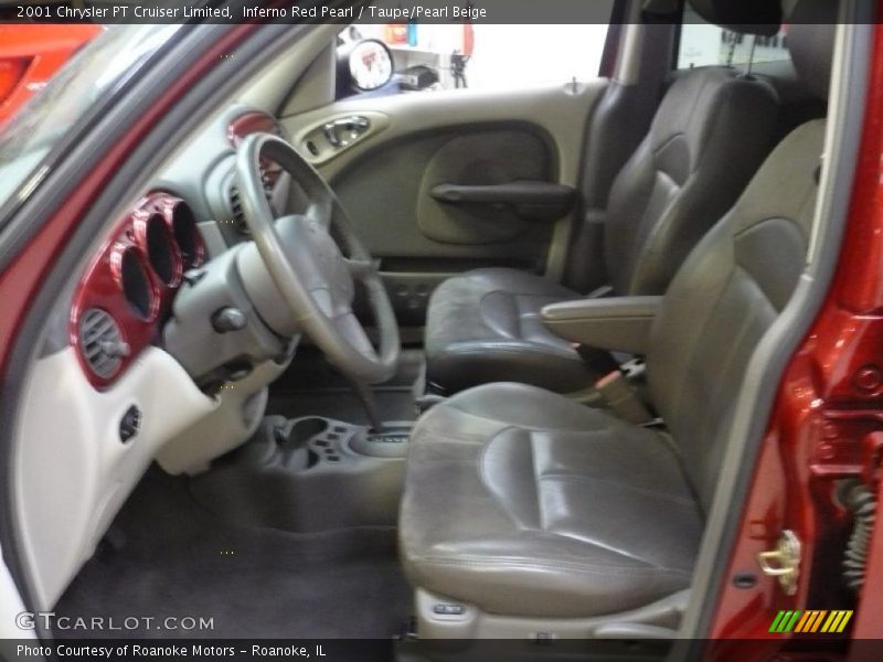 Inferno Red Pearl / Taupe/Pearl Beige 2001 Chrysler PT Cruiser Limited