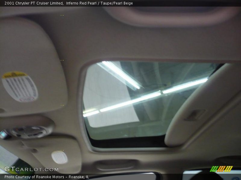 Inferno Red Pearl / Taupe/Pearl Beige 2001 Chrysler PT Cruiser Limited