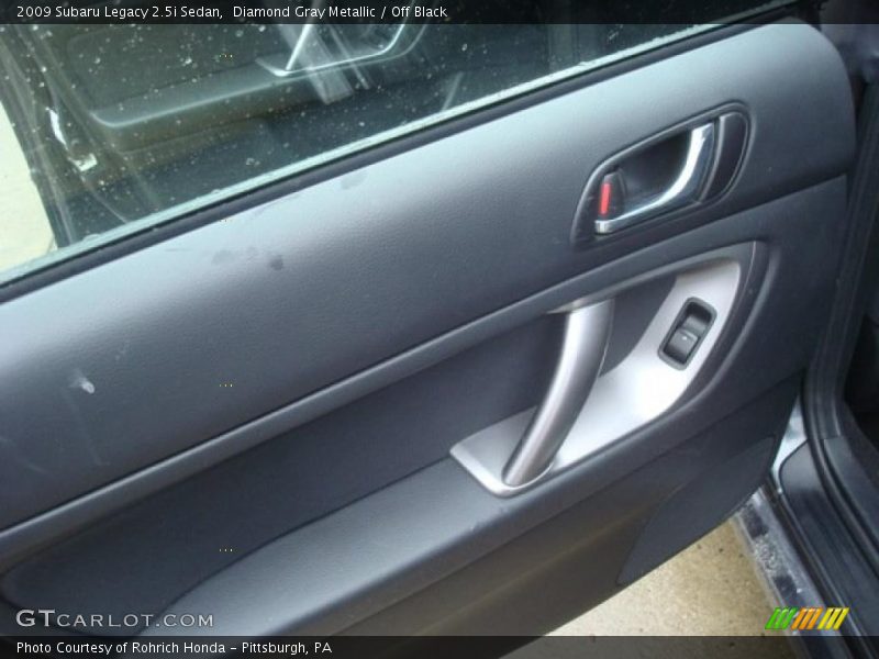 Diamond Gray Metallic / Off Black 2009 Subaru Legacy 2.5i Sedan