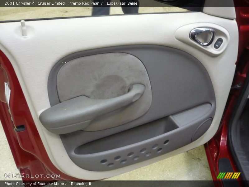 Inferno Red Pearl / Taupe/Pearl Beige 2001 Chrysler PT Cruiser Limited