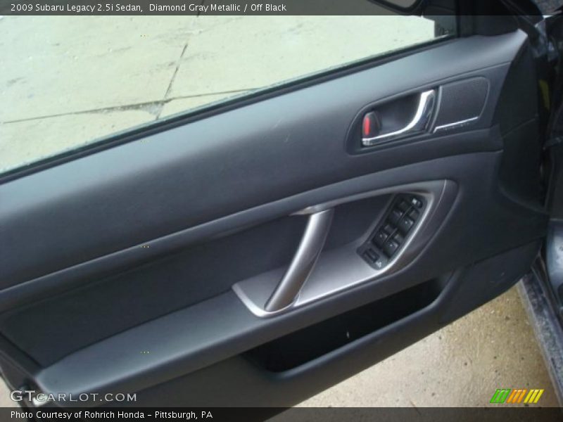 Diamond Gray Metallic / Off Black 2009 Subaru Legacy 2.5i Sedan