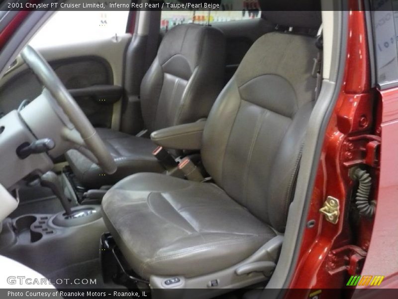 Inferno Red Pearl / Taupe/Pearl Beige 2001 Chrysler PT Cruiser Limited
