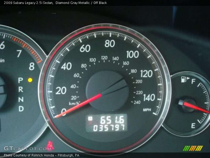 Diamond Gray Metallic / Off Black 2009 Subaru Legacy 2.5i Sedan