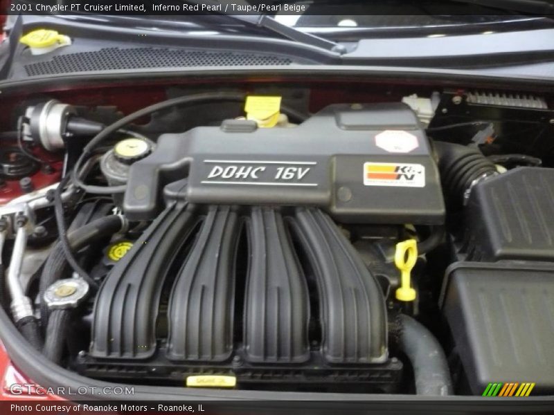 Inferno Red Pearl / Taupe/Pearl Beige 2001 Chrysler PT Cruiser Limited