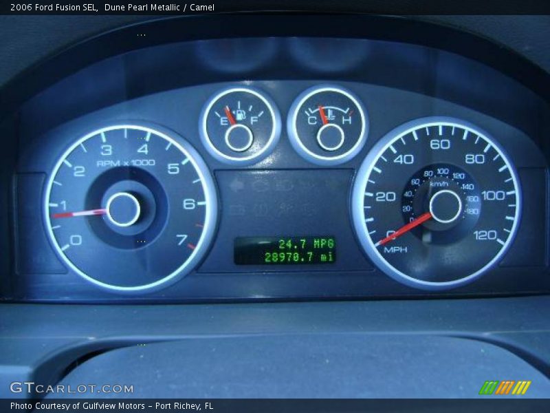 Dune Pearl Metallic / Camel 2006 Ford Fusion SEL