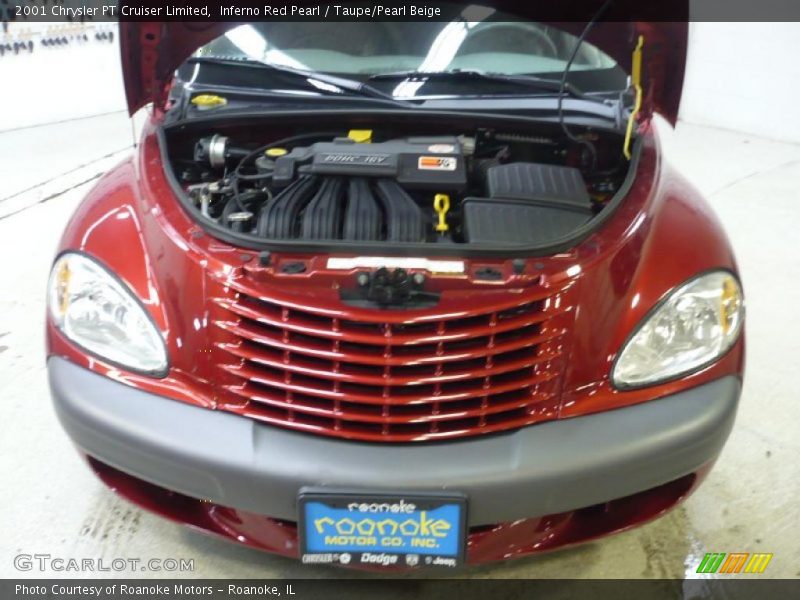 Inferno Red Pearl / Taupe/Pearl Beige 2001 Chrysler PT Cruiser Limited