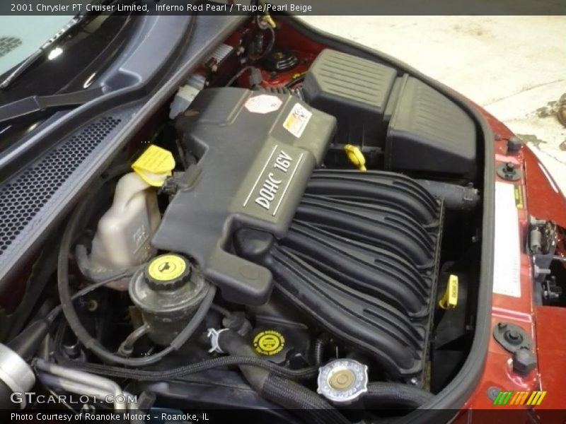 Inferno Red Pearl / Taupe/Pearl Beige 2001 Chrysler PT Cruiser Limited