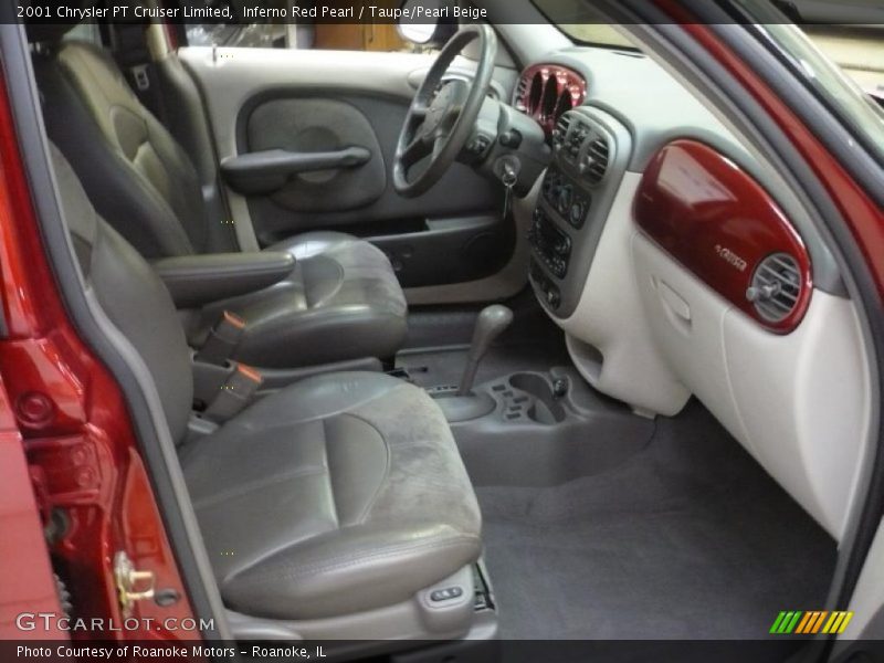Inferno Red Pearl / Taupe/Pearl Beige 2001 Chrysler PT Cruiser Limited