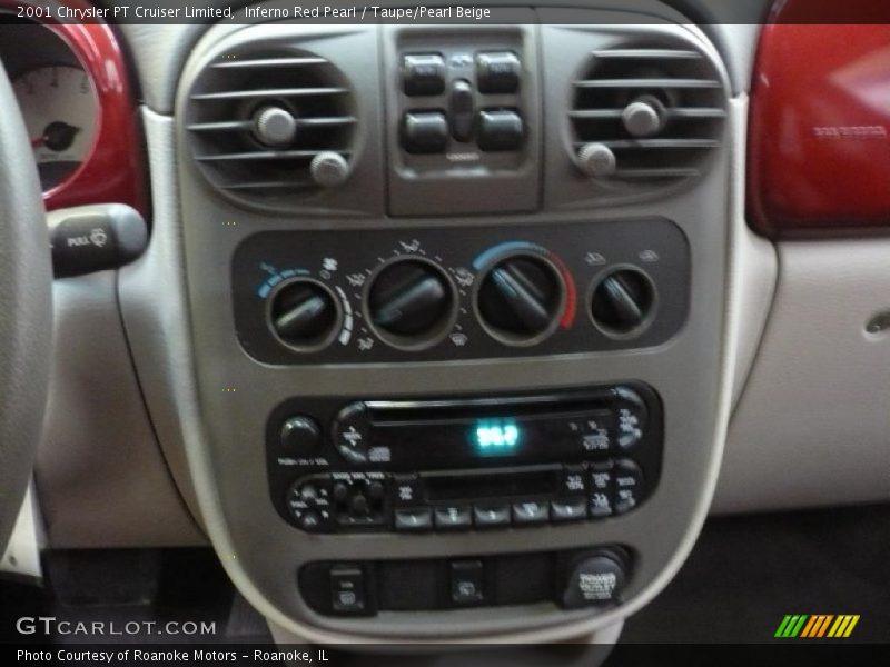 Inferno Red Pearl / Taupe/Pearl Beige 2001 Chrysler PT Cruiser Limited