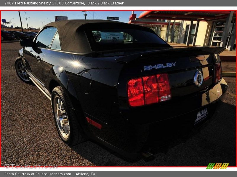 Black / Black Leather 2007 Ford Mustang Shelby GT500 Convertible