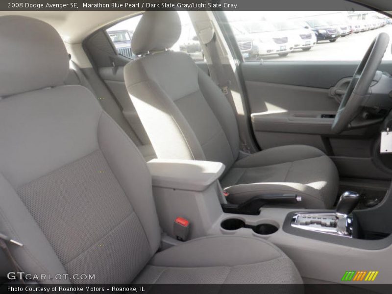 Marathon Blue Pearl / Dark Slate Gray/Light Slate Gray 2008 Dodge Avenger SE