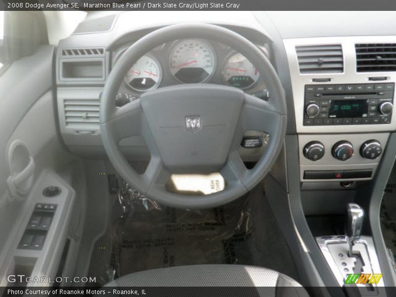 Marathon Blue Pearl / Dark Slate Gray/Light Slate Gray 2008 Dodge Avenger SE