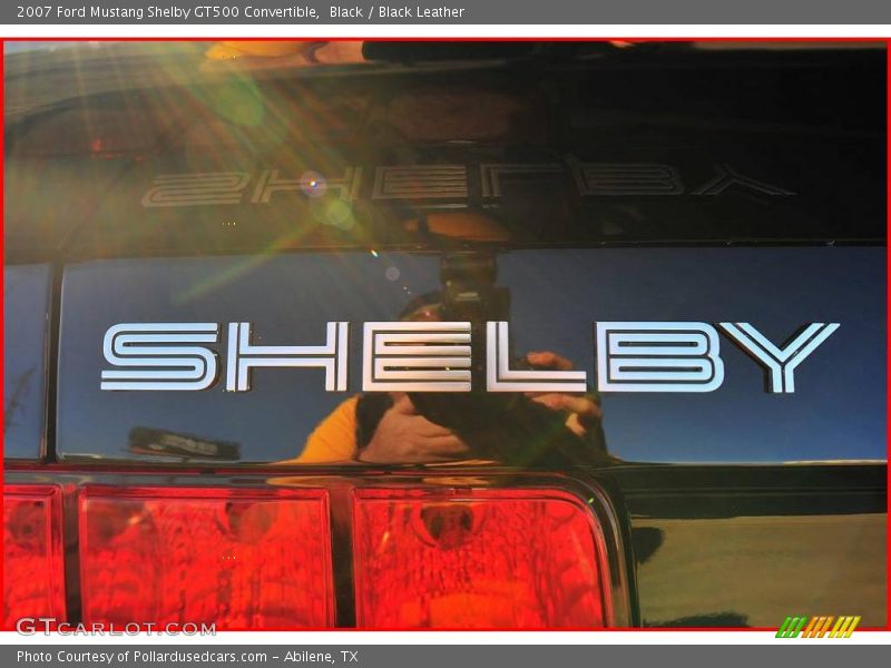 Black / Black Leather 2007 Ford Mustang Shelby GT500 Convertible