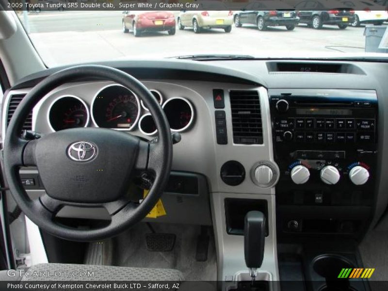 Super White / Graphite Gray 2009 Toyota Tundra SR5 Double Cab