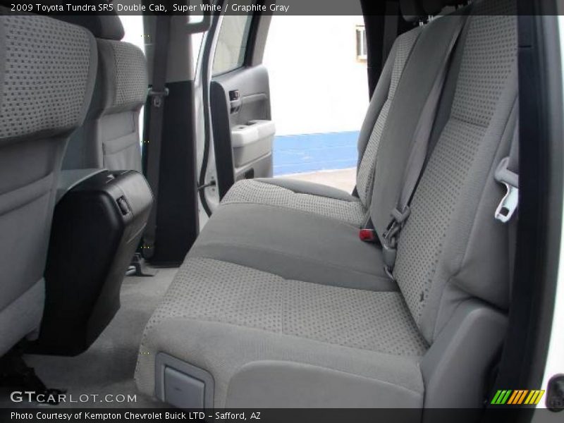 Super White / Graphite Gray 2009 Toyota Tundra SR5 Double Cab