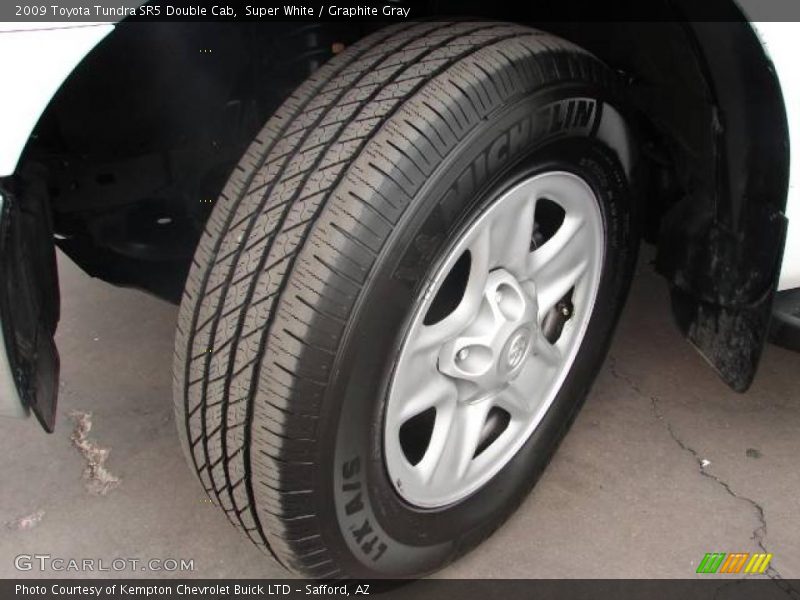 Super White / Graphite Gray 2009 Toyota Tundra SR5 Double Cab