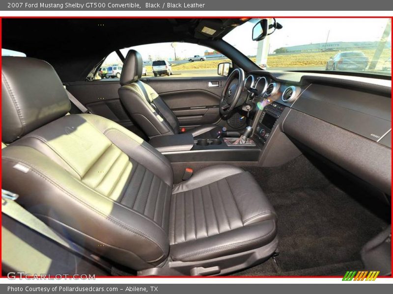 Black / Black Leather 2007 Ford Mustang Shelby GT500 Convertible