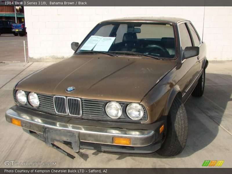 Bahama Brown / Black 1984 BMW 3 Series 318i