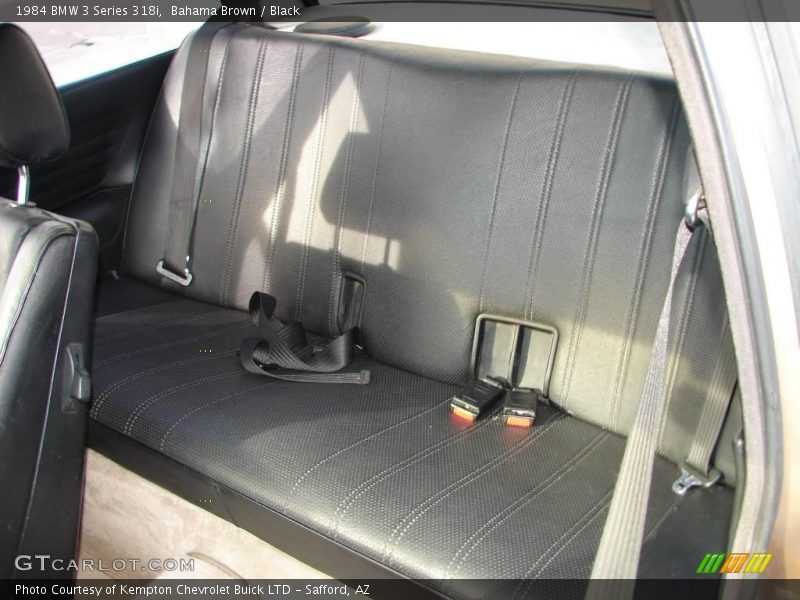 Bahama Brown / Black 1984 BMW 3 Series 318i