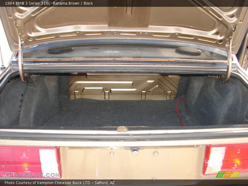 Bahama Brown / Black 1984 BMW 3 Series 318i