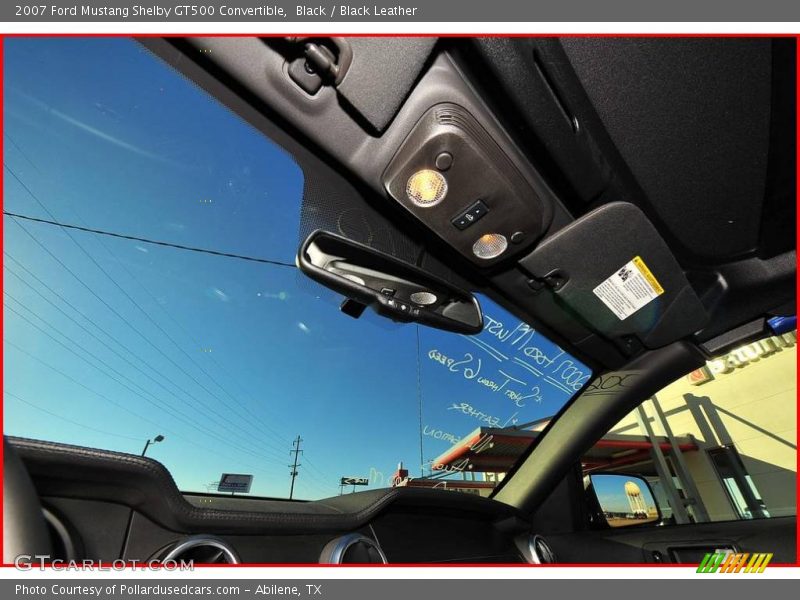 Black / Black Leather 2007 Ford Mustang Shelby GT500 Convertible