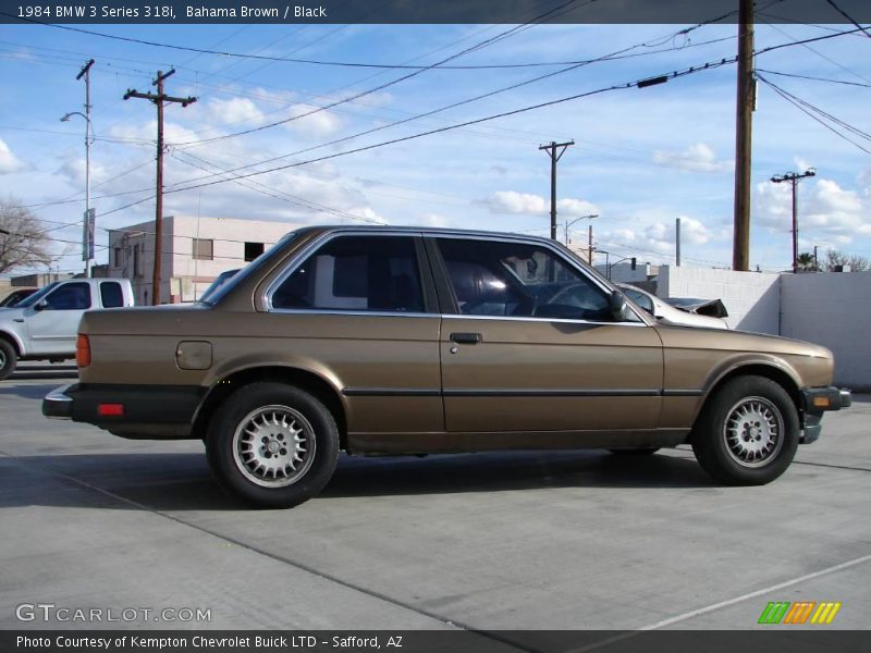 Bahama Brown / Black 1984 BMW 3 Series 318i