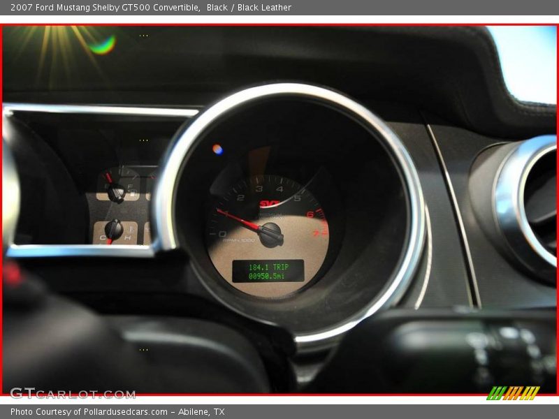 Black / Black Leather 2007 Ford Mustang Shelby GT500 Convertible