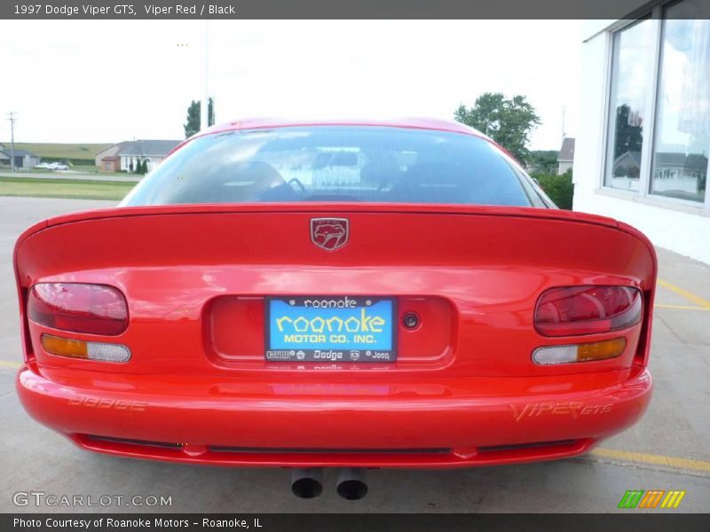 Viper Red / Black 1997 Dodge Viper GTS