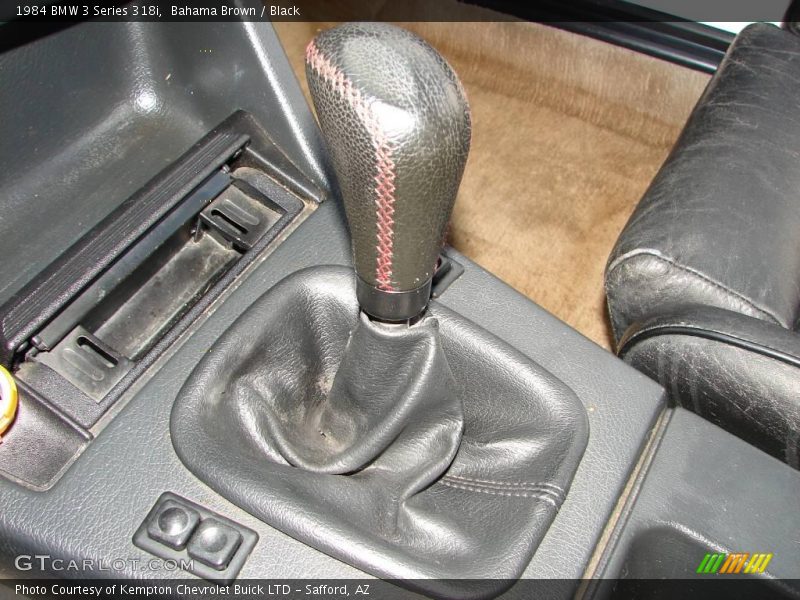 Bahama Brown / Black 1984 BMW 3 Series 318i