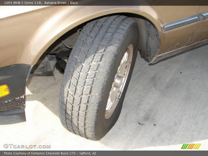 Bahama Brown / Black 1984 BMW 3 Series 318i