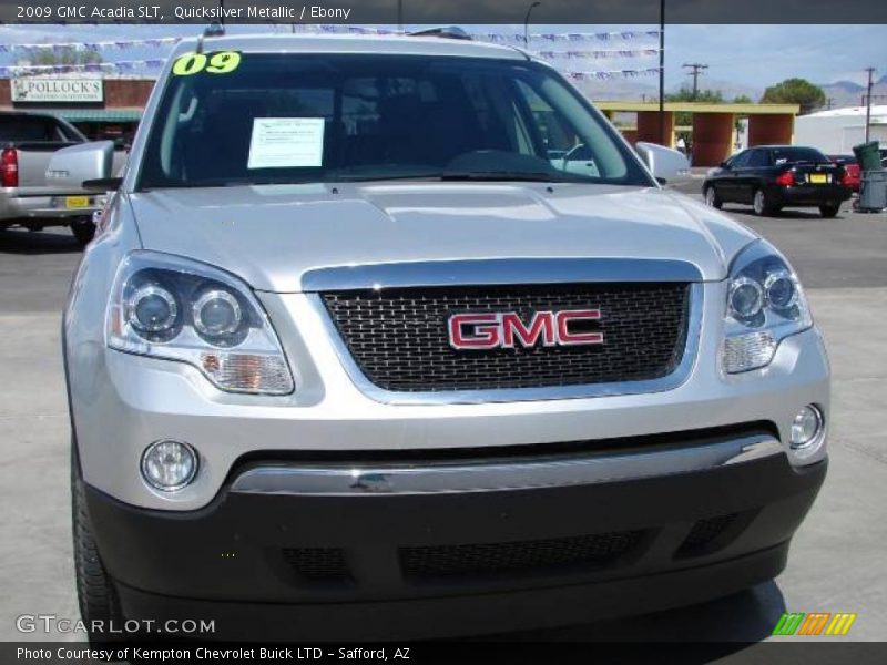 Quicksilver Metallic / Ebony 2009 GMC Acadia SLT