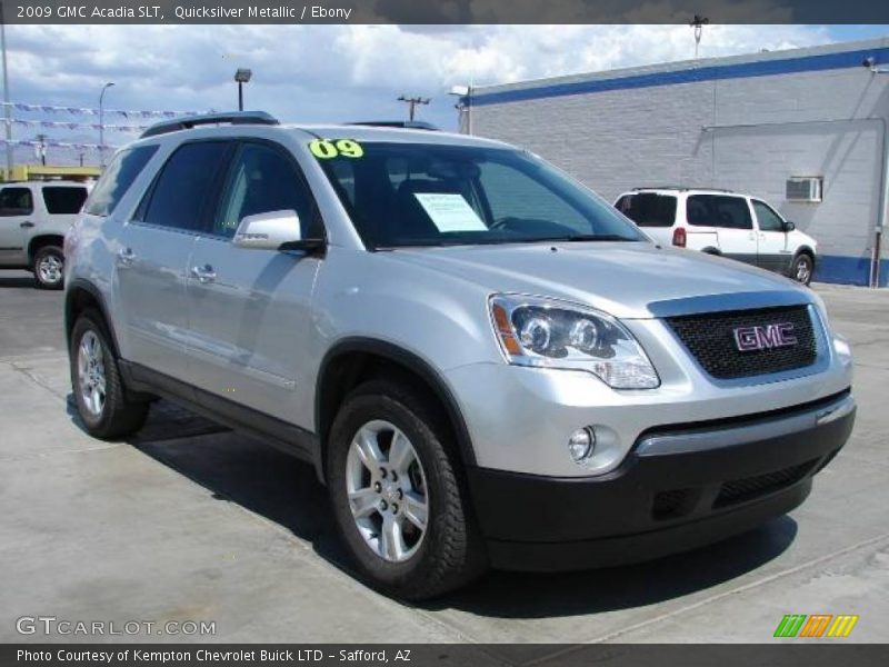 Quicksilver Metallic / Ebony 2009 GMC Acadia SLT