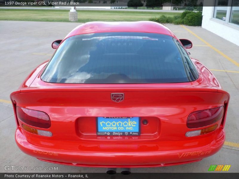 Viper Red / Black 1997 Dodge Viper GTS
