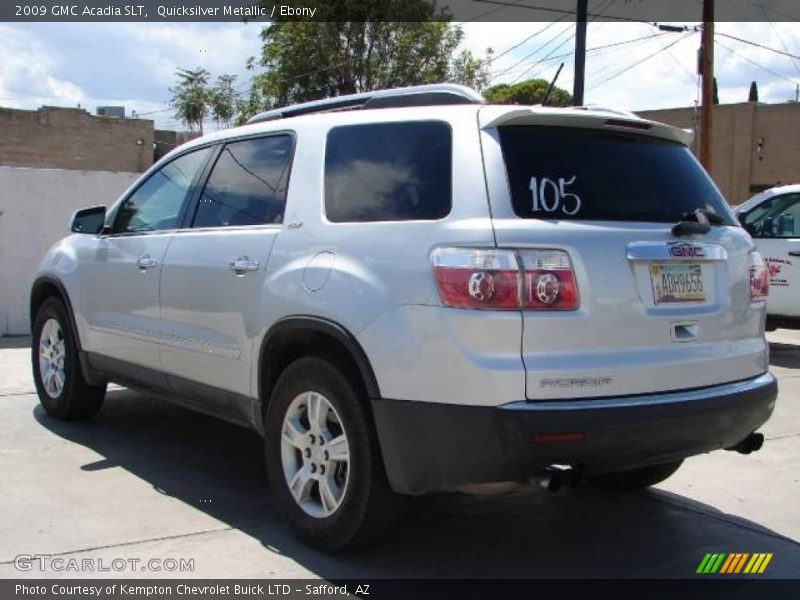 Quicksilver Metallic / Ebony 2009 GMC Acadia SLT