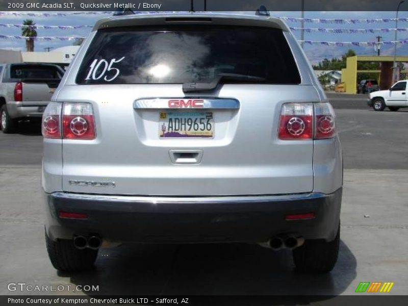 Quicksilver Metallic / Ebony 2009 GMC Acadia SLT