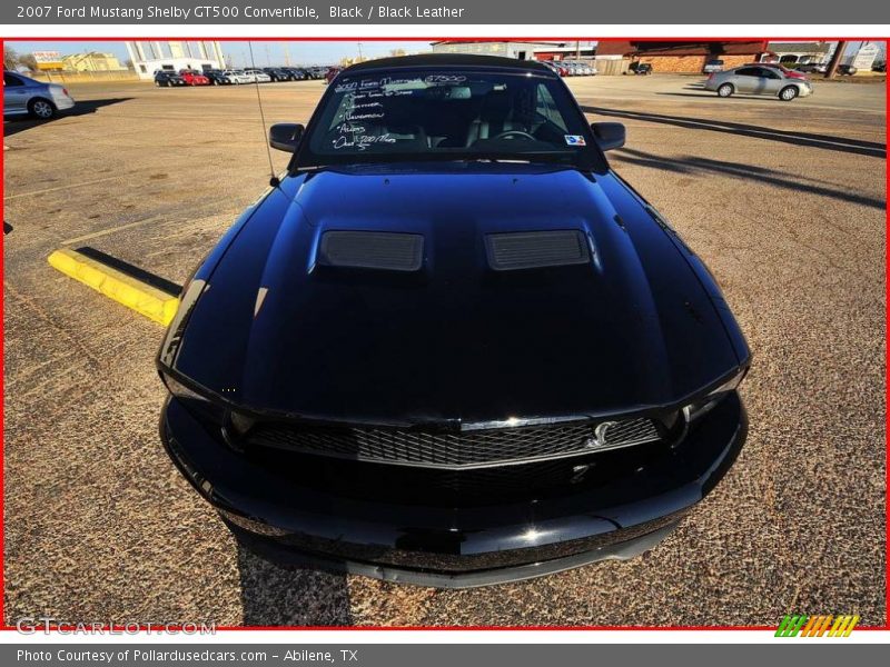Black / Black Leather 2007 Ford Mustang Shelby GT500 Convertible