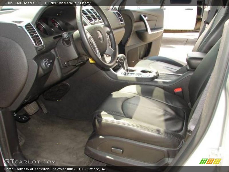 Quicksilver Metallic / Ebony 2009 GMC Acadia SLT