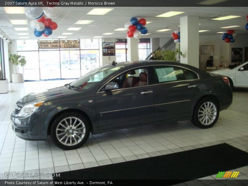 Techno Gray Metallic / Morocco Brown 2007 Saturn Aura XR