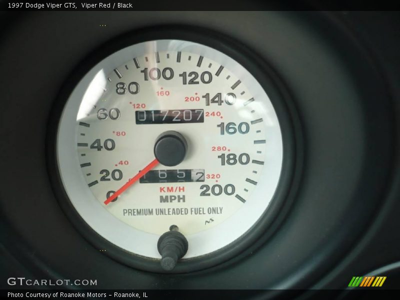 Viper Red / Black 1997 Dodge Viper GTS