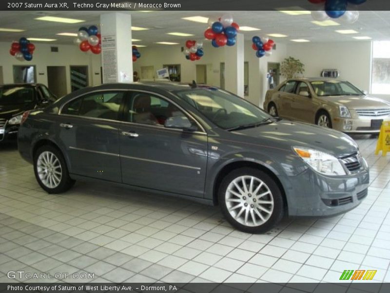 Techno Gray Metallic / Morocco Brown 2007 Saturn Aura XR