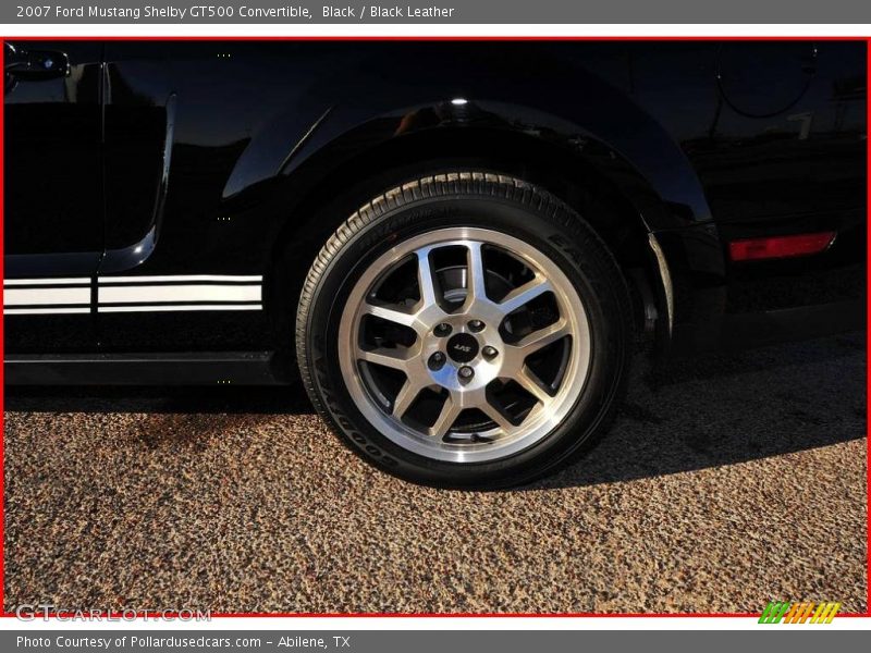 Black / Black Leather 2007 Ford Mustang Shelby GT500 Convertible