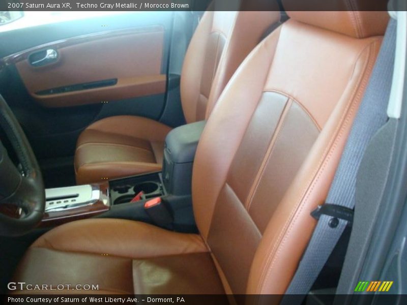 Techno Gray Metallic / Morocco Brown 2007 Saturn Aura XR