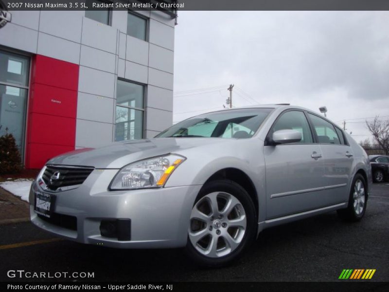 Radiant Silver Metallic / Charcoal 2007 Nissan Maxima 3.5 SL