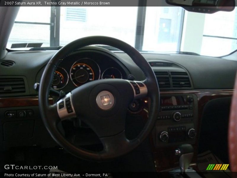 Techno Gray Metallic / Morocco Brown 2007 Saturn Aura XR