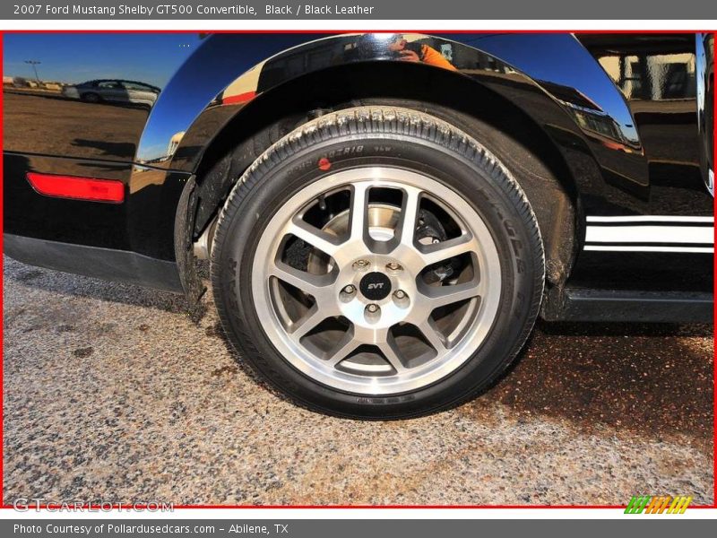 Black / Black Leather 2007 Ford Mustang Shelby GT500 Convertible