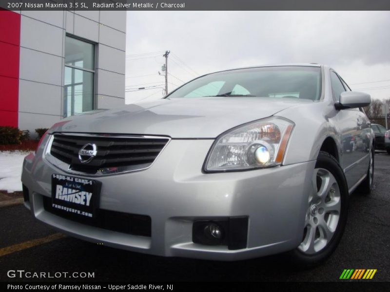 Radiant Silver Metallic / Charcoal 2007 Nissan Maxima 3.5 SL