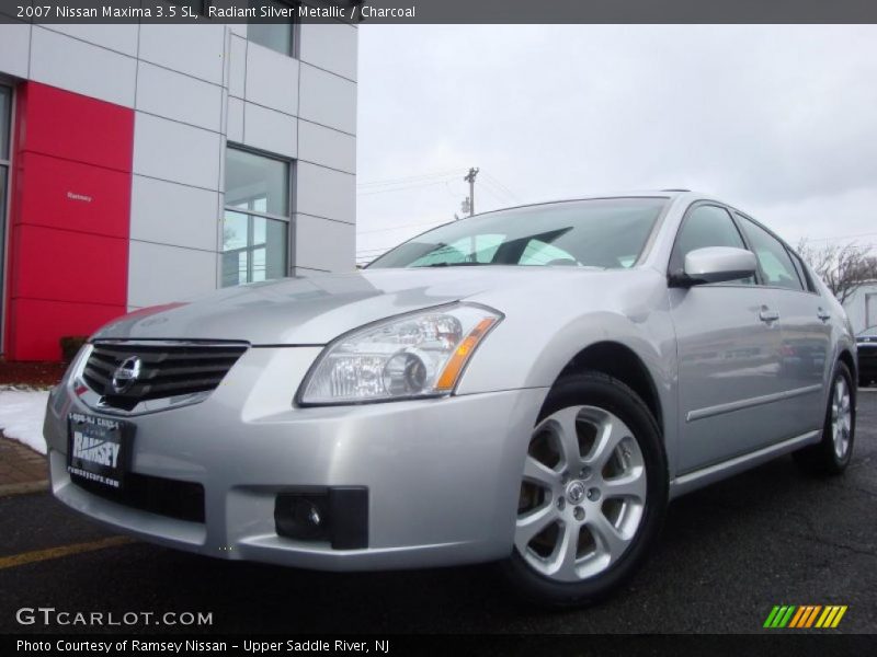 Radiant Silver Metallic / Charcoal 2007 Nissan Maxima 3.5 SL