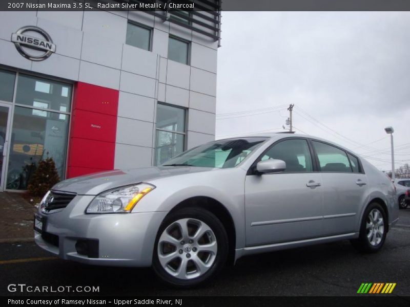 Radiant Silver Metallic / Charcoal 2007 Nissan Maxima 3.5 SL
