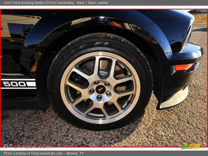 Black / Black Leather 2007 Ford Mustang Shelby GT500 Convertible
