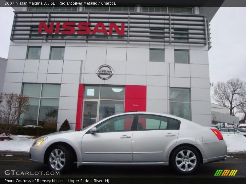 Radiant Silver Metallic / Charcoal 2007 Nissan Maxima 3.5 SL